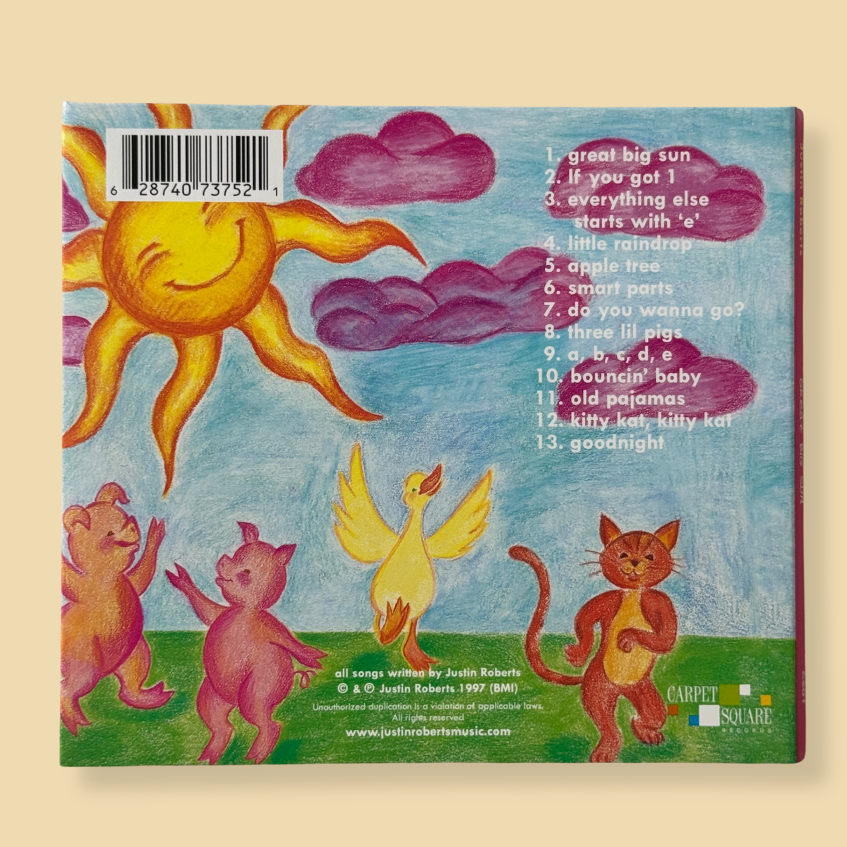 Justin Roberts - Great Big Sun (CD)