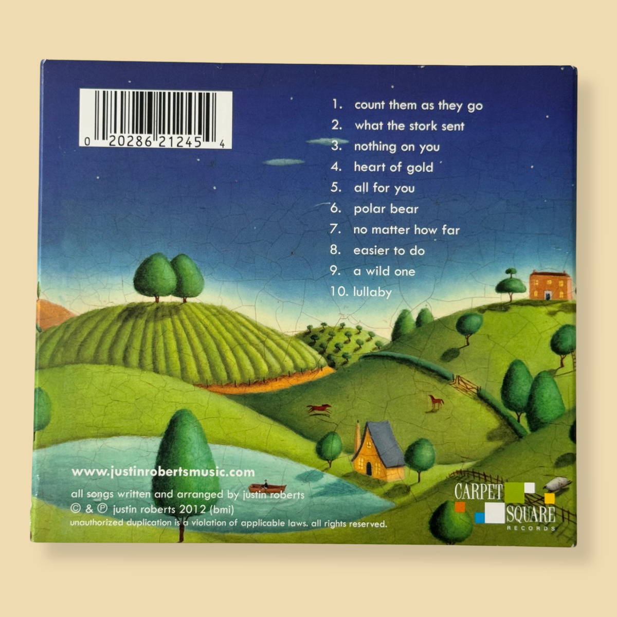 Justin Roberts - Lullaby (CD)