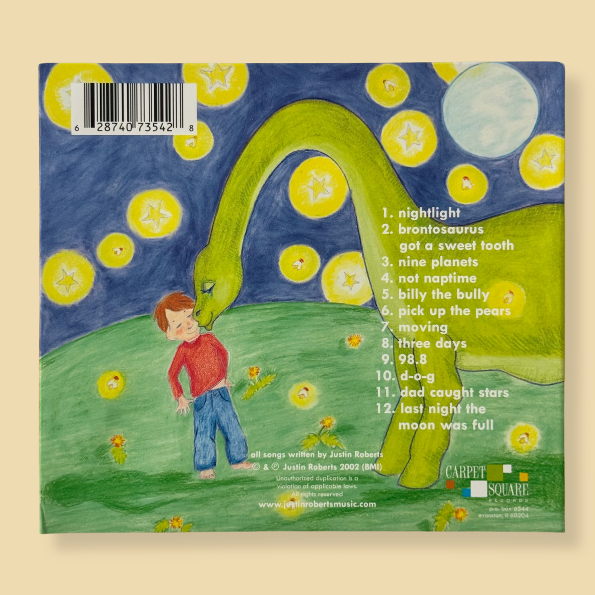 Justin Roberts - Not Naptime (CD)
