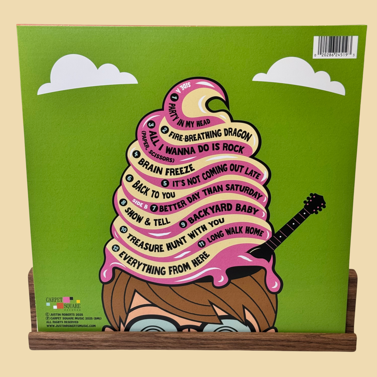 Justin Roberts — Brain Freeze (Vinyl LP)