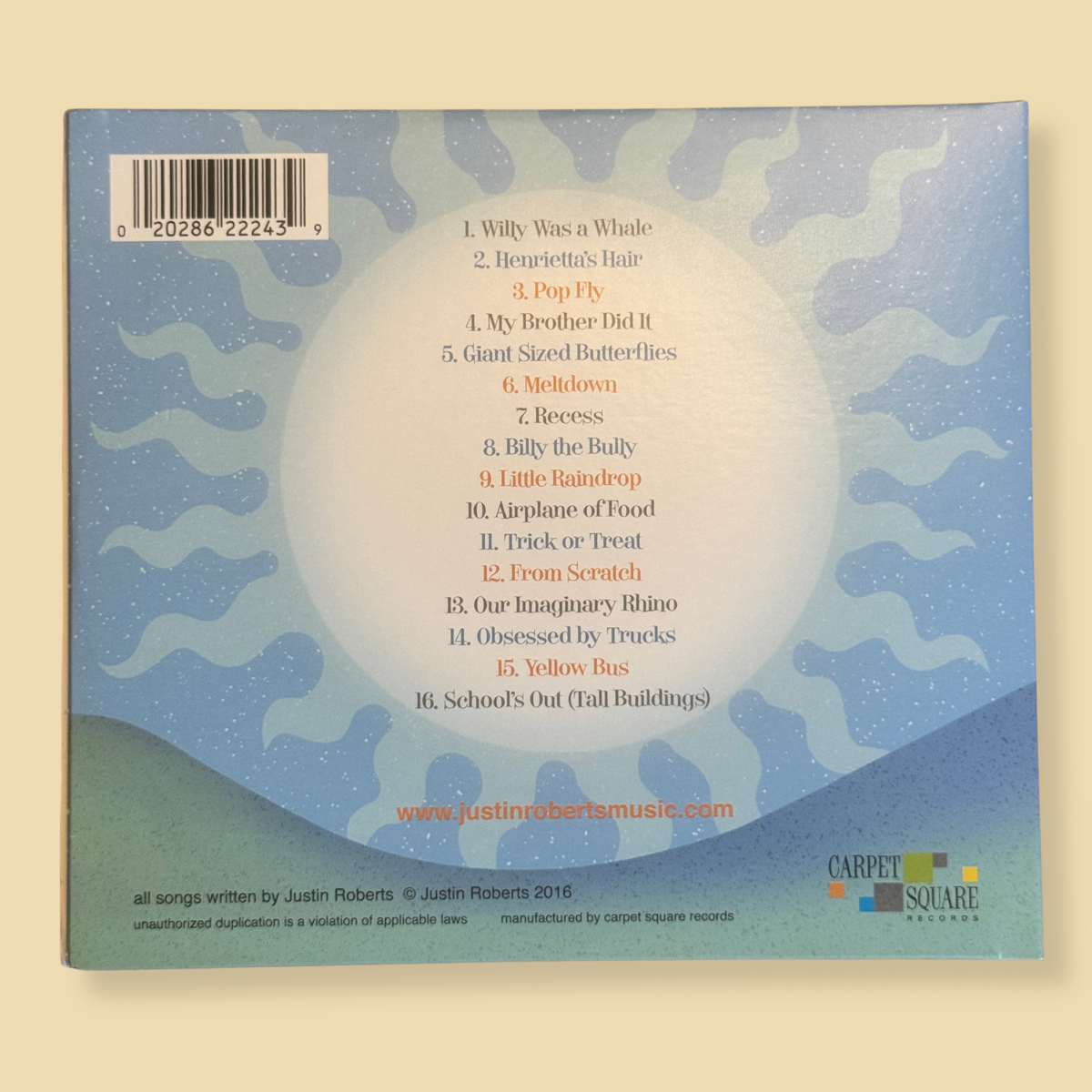 Justin Roberts - Greatest Hits (CD)