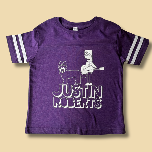 Justin Roberts & Mona Toddler Football T-Shirt